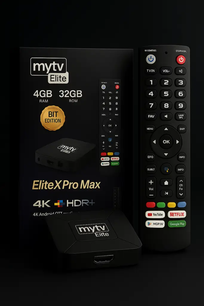 MYTV Elite X Pro Max – Premium IPTV Box | 4K HDR Streaming Device